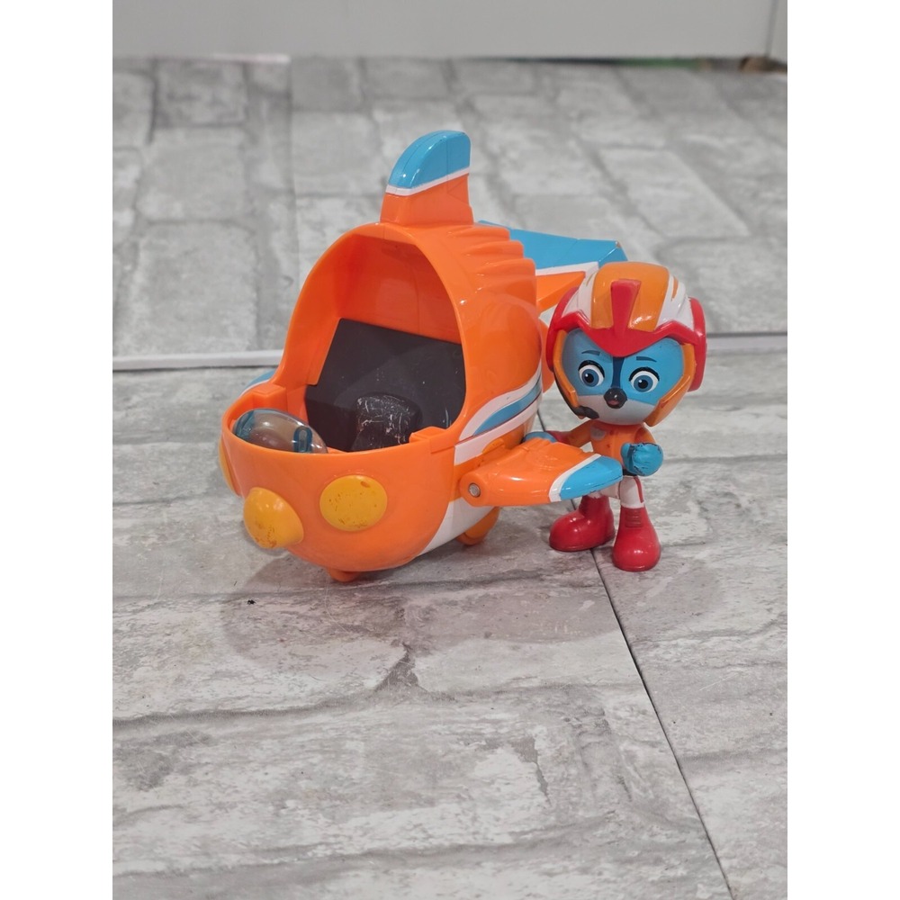 Nick Jr‎ Top Wing Swift's Flash Wing Action Vehicle Figure Toy Orange